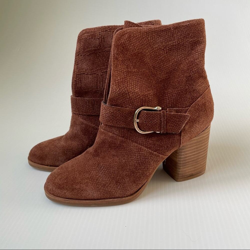 Isola Lavoy Block Heel Boot With Coco Suede Heele… - image 2